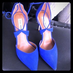 Size 9.5 Suede Steve Madden heels